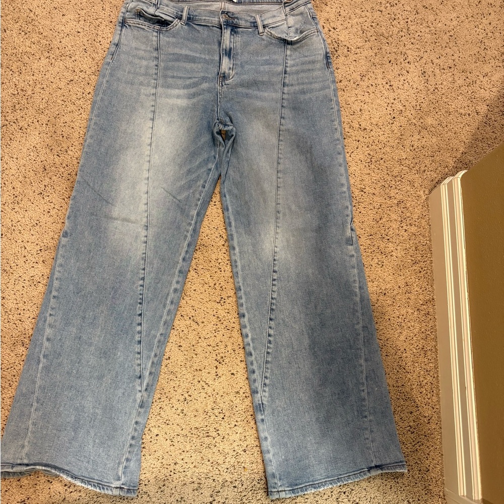 Flying Monkey Wide Leg Blue Women's Jeans